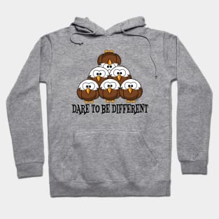 Owls Stacked Irregular Dare To Be Different Cow Cartoon Hoodie